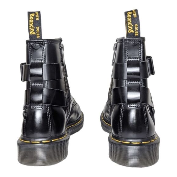 NWOB DR. MARTENS Cristofor Leather Harness Lace Up Boot Size L7/M6 - Picture 5 of 10